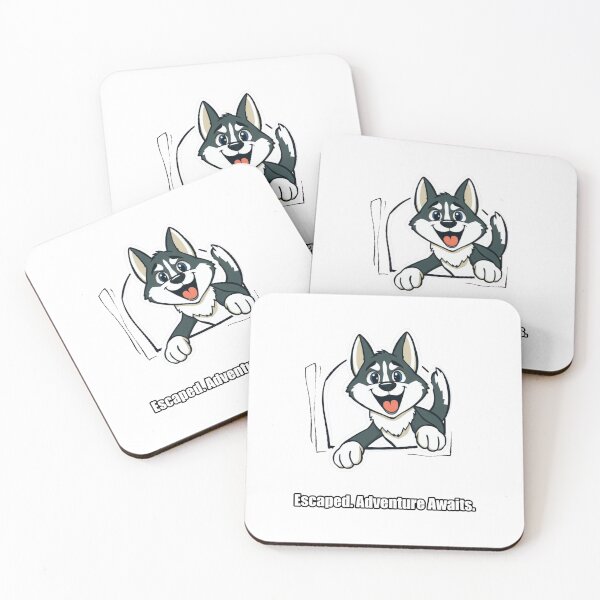 Item preview, Husky - Escaped Adventure Awaits - Funny Husky Gift designed and sold by pawdrops.