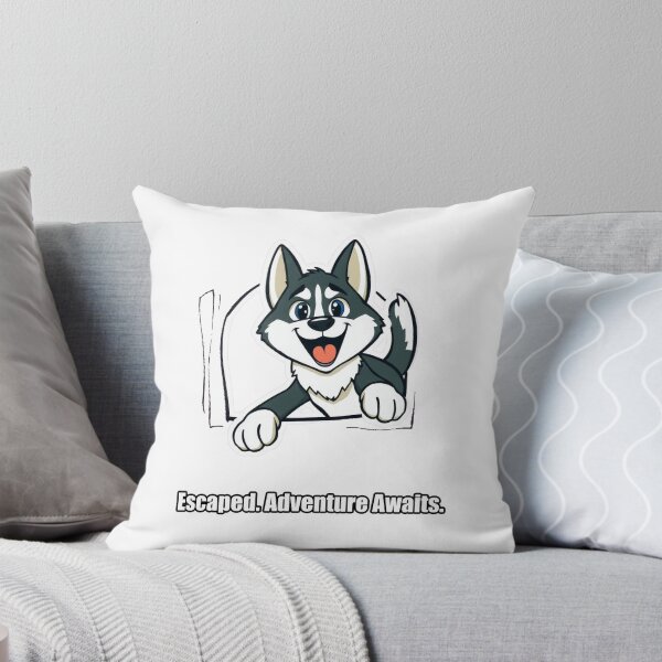 Item preview, Husky - Escaped Adventure Awaits - Funny Husky Gift designed and sold by pawdrops.