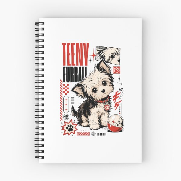 Item preview, Teeny Furball Yorkie Morkie or Corkie Pup designed and sold by AntiqueImages.