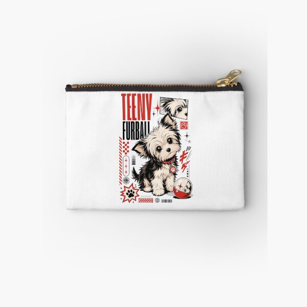 Item preview, Teeny Furball Yorkie Morkie or Corkie Pup designed and sold by AntiqueImages.