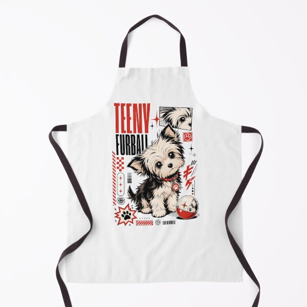 Item preview, Teeny Furball Yorkie Morkie or Corkie Pup designed and sold by AntiqueImages.