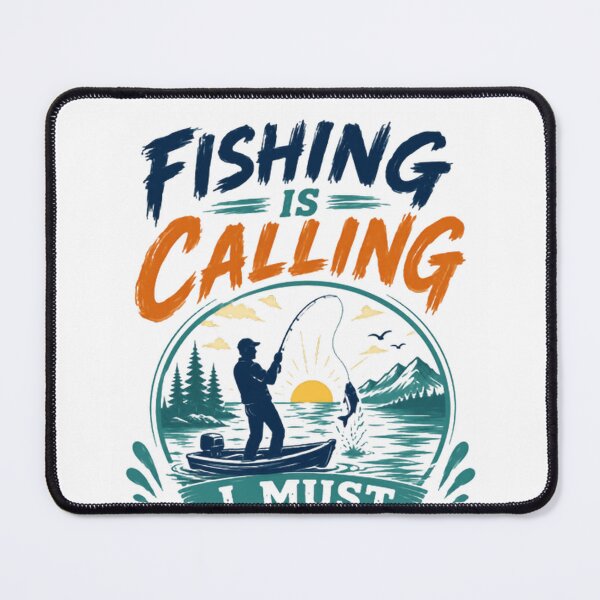 Item preview, Fishing Is Calling I Must Go Fisherman Angler Outdoors Enthusiast Hobby designed and sold by JonesFlora2025.