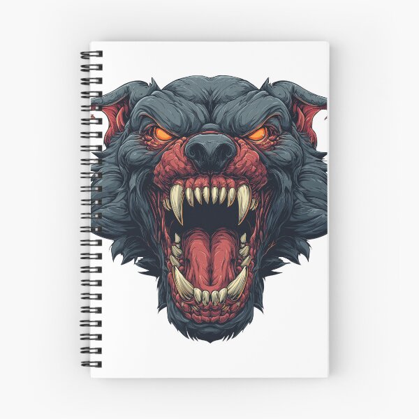 Item preview, Evil dark wolf head  designed and sold by robyeyedropy.