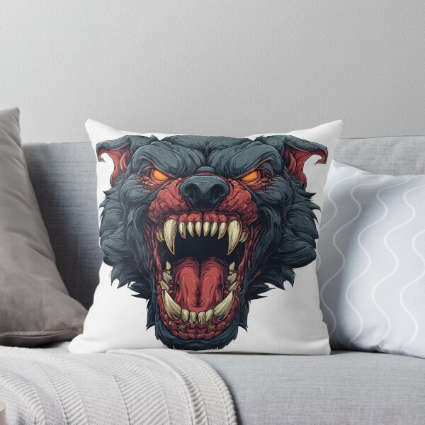 Item preview, Evil dark wolf head  designed and sold by robyeyedropy.