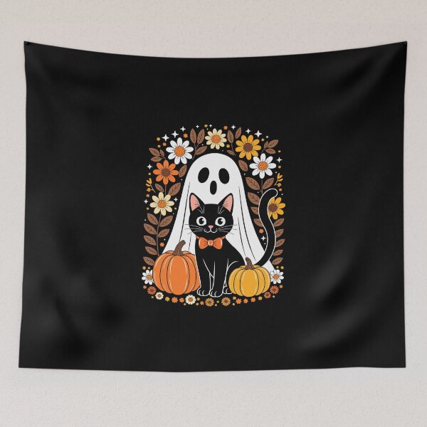 Item preview, Black Cat and Ghostly Scene designed and sold by jkrphoto.