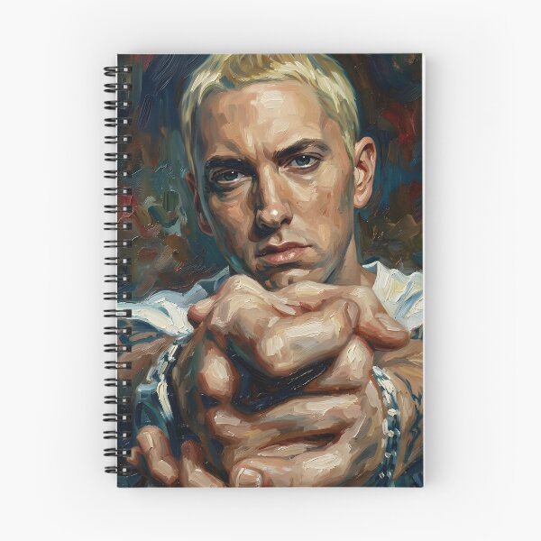 Item preview, Pintura al óleo de Eminem designed and sold by maretsad.