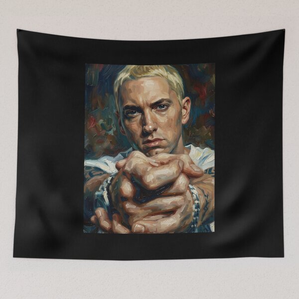 Item preview, Eminem Oil Painting designed and sold by maretsad.