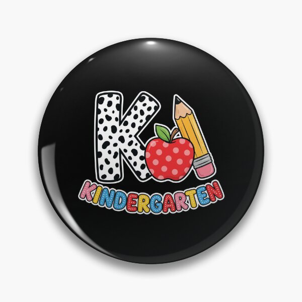 Item preview, Kindergarten Cute Spotted Letter K Apple Pencil Back To School designed and sold by Antdoodle.
