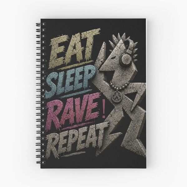 Item preview, Eat sleep rave repeat designed and sold by DAX4ART.