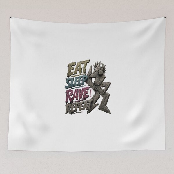 Item preview, Eat sleep rave repeat designed and sold by DAX4ART.