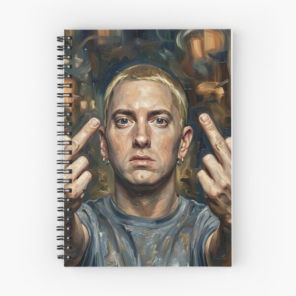 Item preview, Pintura al óleo de Eminem designed and sold by maretsad.