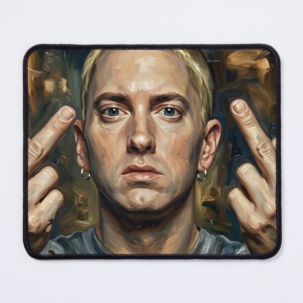Item preview, Eminem Oil Painting designed and sold by maretsad.