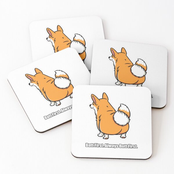 Item preview, Corgi - Butt First Always Butt First - Funny Corgi Gift designed and sold by pawdrops.