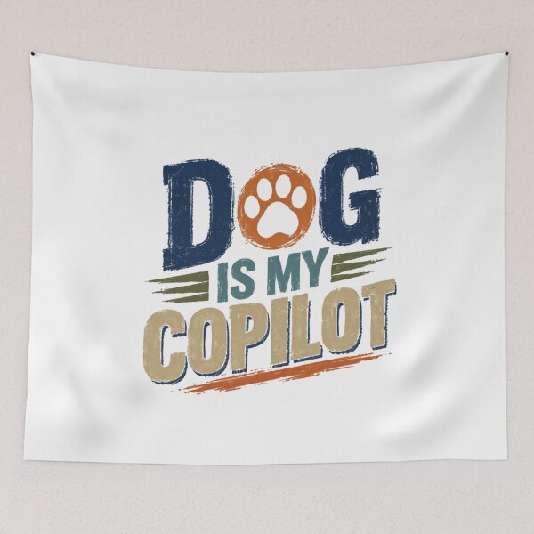 Item preview, Dog Is My Copilot Pet Owner Road Trip Travel Dog Lover designed and sold by JonesFlora2025.