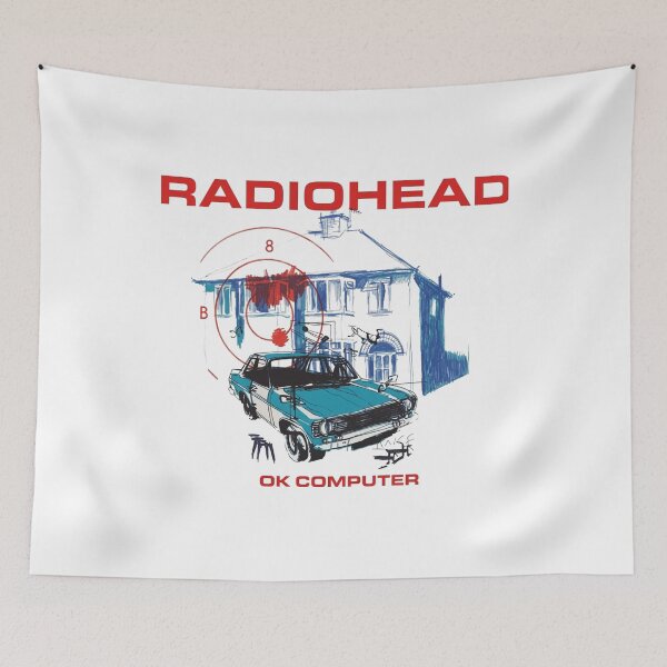 Item preview, Radiohead OK Computer,  Alternative Rock Band Tee, Indie Music designed and sold by RafaelScherer.