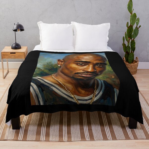 Item preview, Tupac 2Pac Oil Painting designed and sold by maretsad.