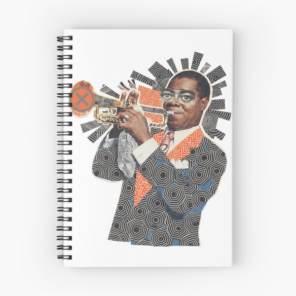 Item preview, Louis Armstrong Surreal Portrait designed and sold by Mystikos Art.