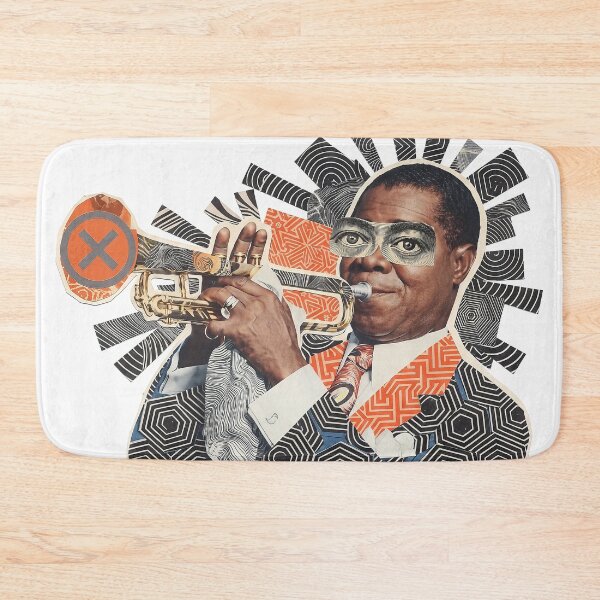 Item preview, Louis Armstrong Surreal Portrait designed and sold by Mystikos Art.