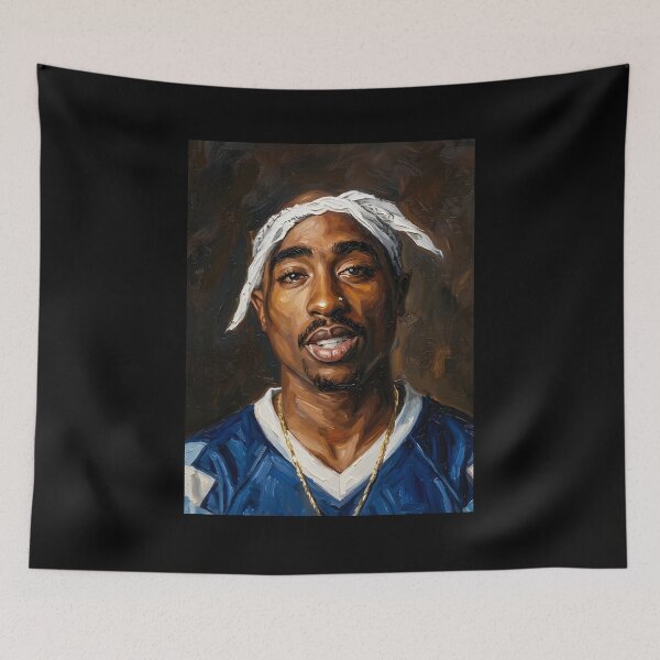 Item preview, Tupac 2Pac Oil Painting designed and sold by maretsad.