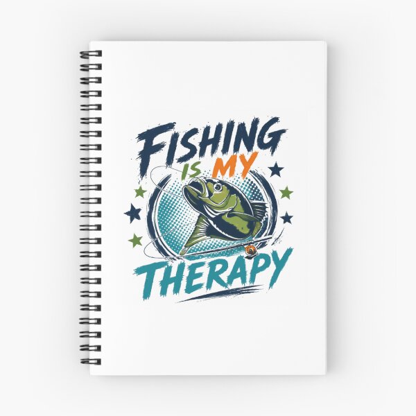 Item preview, Fishing Is My Therapy Angler Fisherman Hobby designed and sold by JonesFlora2025.