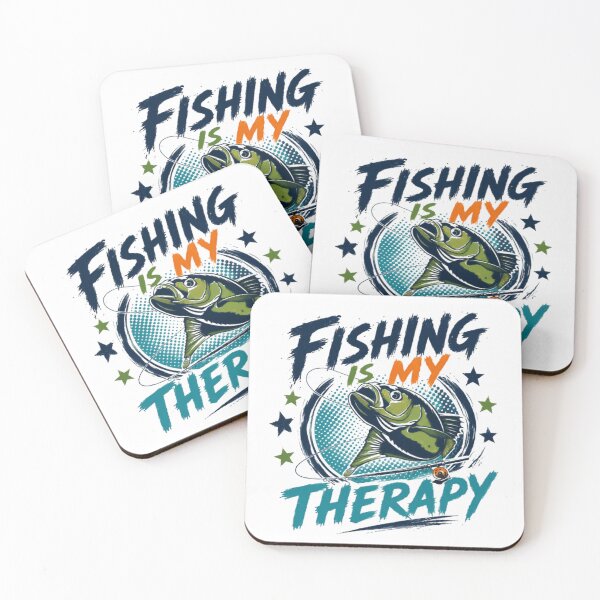 Item preview, Fishing Is My Therapy Angler Fisherman Hobby designed and sold by JonesFlora2025.