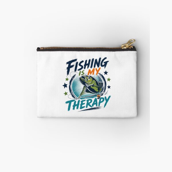 Item preview, Fishing Is My Therapy Angler Fisherman Hobby designed and sold by JonesFlora2025.