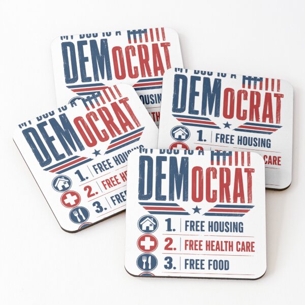 Item preview, My Dog Is A Democrat Funny Political Humor Dog Owner designed and sold by JonesFlora2025.