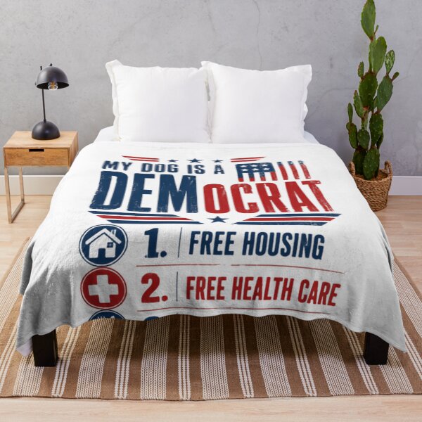 Item preview, My Dog Is A Democrat Funny Political Humor Dog Owner designed and sold by JonesFlora2025.