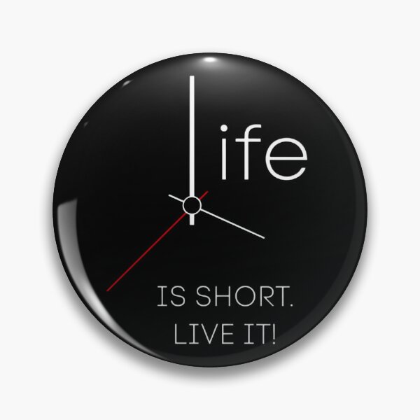 Item preview, Life Is Short Live It Motivational Quote T-Shirt designed and sold by Fashiion Hub.