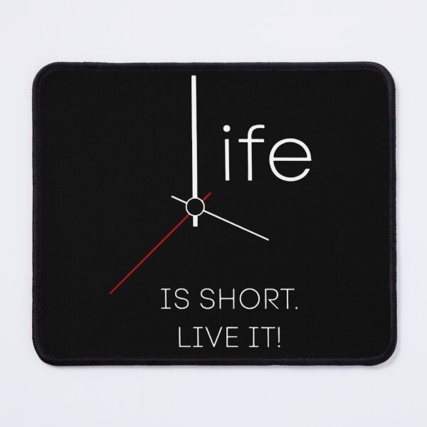 Item preview, Life Is Short Live It Motivational Quote T-Shirt designed and sold by Fashiion Hub.