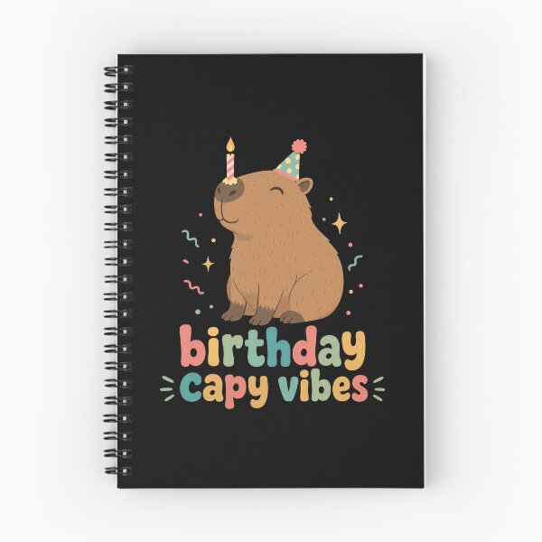 Item preview, Cute Birthday Capybara Illustration designed and sold by RGShirtWorks.
