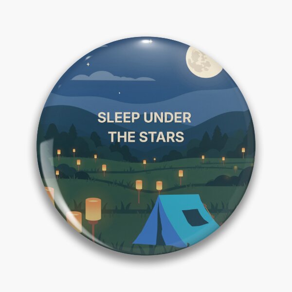 Item preview, Sleep Under the Stars Camping Design designed and sold by Krishnacre8.