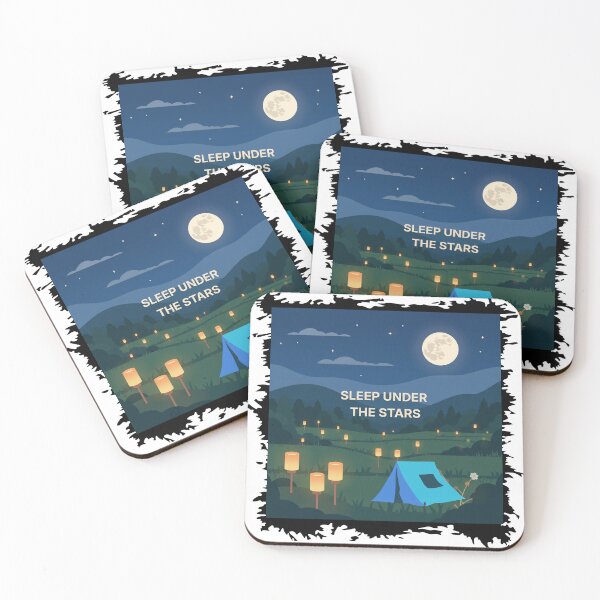 Item preview, Sleep Under the Stars Camping Design designed and sold by Krishnacre8.