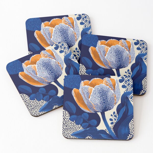 Item preview, Bold Patterned Tulip Floral  designed and sold by AquariusCr8iv.
