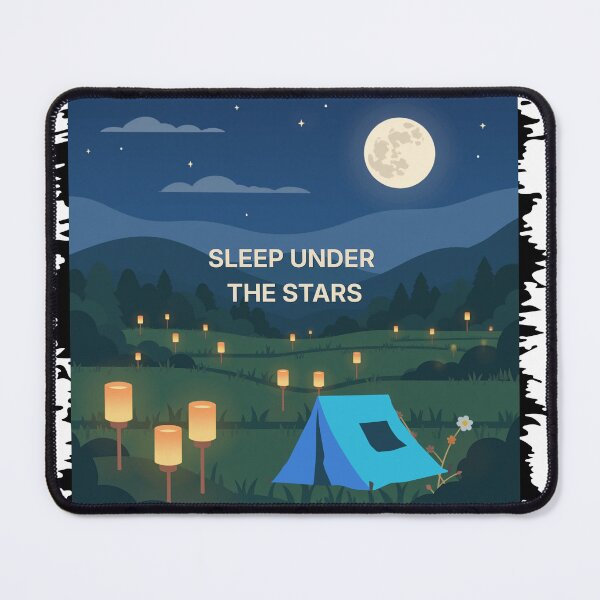 Item preview, Sleep Under the Stars Camping Design designed and sold by Krishnacre8.