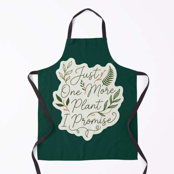 Item preview, Just One More Plant Promise Botanical Typography designed and sold by HAPPY HARBOR DESIGN .