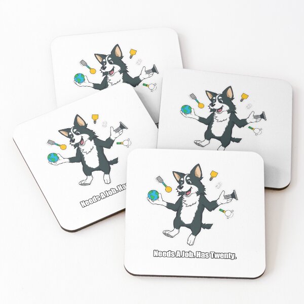 Item preview, Border Collie - Needs A Job Has Twenty - Funny Border Collie Gift designed and sold by pawdrops.