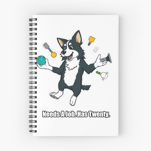 Item preview, Border Collie - Needs A Job Has Twenty - Funny Border Collie Gift designed and sold by pawdrops.