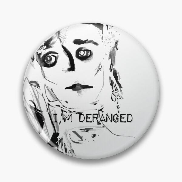 Item preview, Deranged Mind – Expressionist Portrait Inspired by Dark Art, (Tribute To David Bowie) designed and sold by Lifer Art and Design.