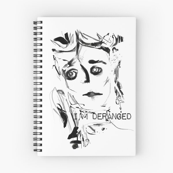 Item preview, Deranged Mind – Expressionist Portrait Inspired by Dark Art, (Tribute To David Bowie) designed and sold by Lifer Art and Design.