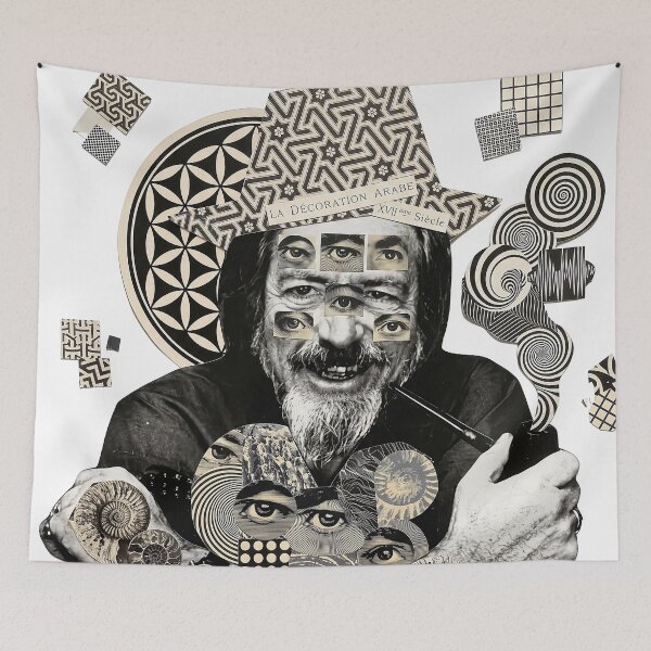 Item preview, Alan Watts Visionary Mystic designed and sold by Mystikos Art.