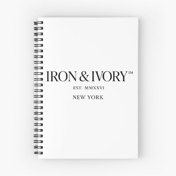 Item preview, IRON & IVORY™ EST. MMXXVI New York | Quiet Luxury Old Money Minimalist Streetwear Typography T-Shirt designed and sold by littlestore.