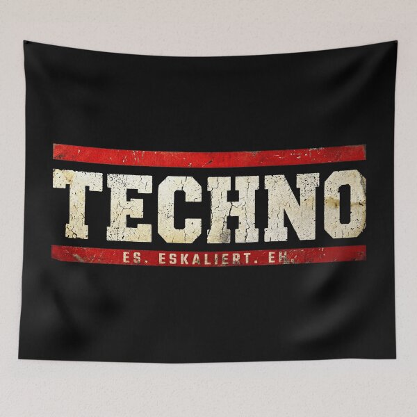 Item preview, German Techno Rave Es Eskaliert Eh Grunge designed and sold by SPAZE-Typo.