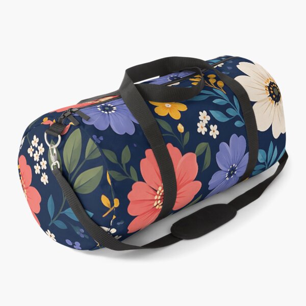 Item preview, Ditsy Floral Pattern Navy Blue Botanical Wildflower Art designed and sold by Aureva Arts Shop.