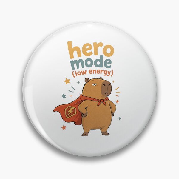Item preview, Funny Capybara Hero with Cape Isolated designed and sold by RGShirtWorks.