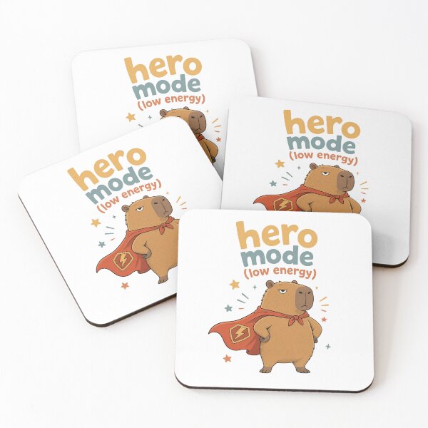 Item preview, Funny Capybara Hero with Cape Isolated designed and sold by RGShirtWorks.