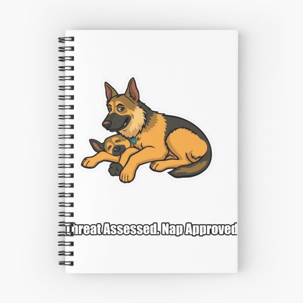 Item preview, German Shepherd - Threat Assessed Nap Approved - Funny GSD Gift designed and sold by pawdrops.