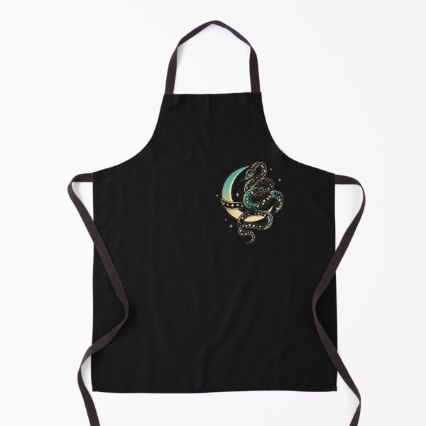Item preview, Celestial Snake and Moon — Mystic Tattoo Art Sticker designed and sold by NUFADE.