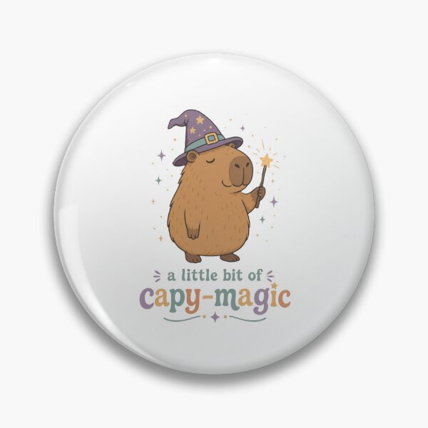 Item preview, Cute Wizard Capybara with Magic Wand designed and sold by RGShirtWorks.