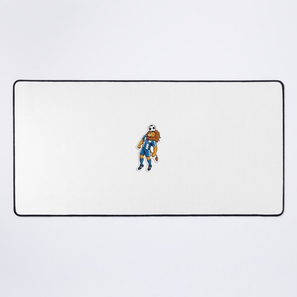 Item preview, "Lion Football Mascot Diving Header | Soccer Sports Sticker Vector Art" designed and sold by Arts121.